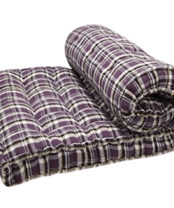 Soft Cotton Gingham Plaid Checkered Multicolour Mattress | Cotton Box Bed Mattress ((72X48X5 Inches or 4X6 ft))